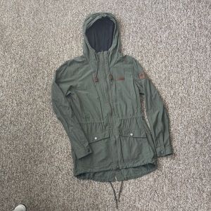 Columbia army green jacket